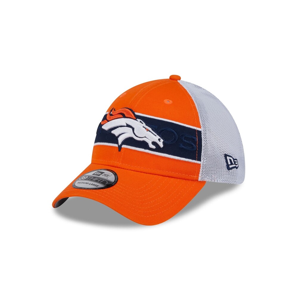 New Era Denver Broncos Banded 39THIRTY Stretch Fit Hat - Size S/M